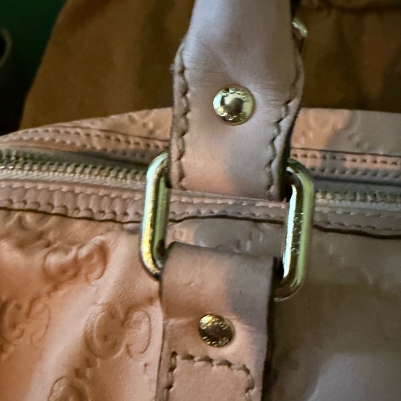 Designer Embossed Leather GUCCI Boston joy bag - Picture 13 of 16